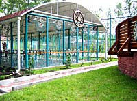 павильоны из легких стальных труб